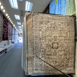 5x7 Area Rugs Carpet Rugs Traditional Design Colors Gray