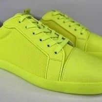  Christian Louboutin Vieira Orlato Flat Neon Green Sneaker
