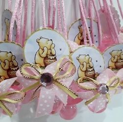 Pink Winnie The Pooh Party Favors