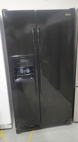 Kenmore Side By Side Black Refrigerator
