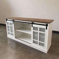 New In Box 59 Inch TV Entertainment Center Media Stand Living Furniture Holds Up To 65” Television