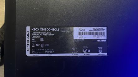 X BOX ONE w power supply, HDMI,  controller, and Black ops 7