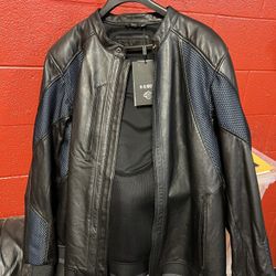 Harley Davidson Riding Leather Jacket New! 