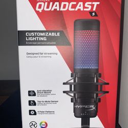 🔥HYPERX- QuadCast S Microphone