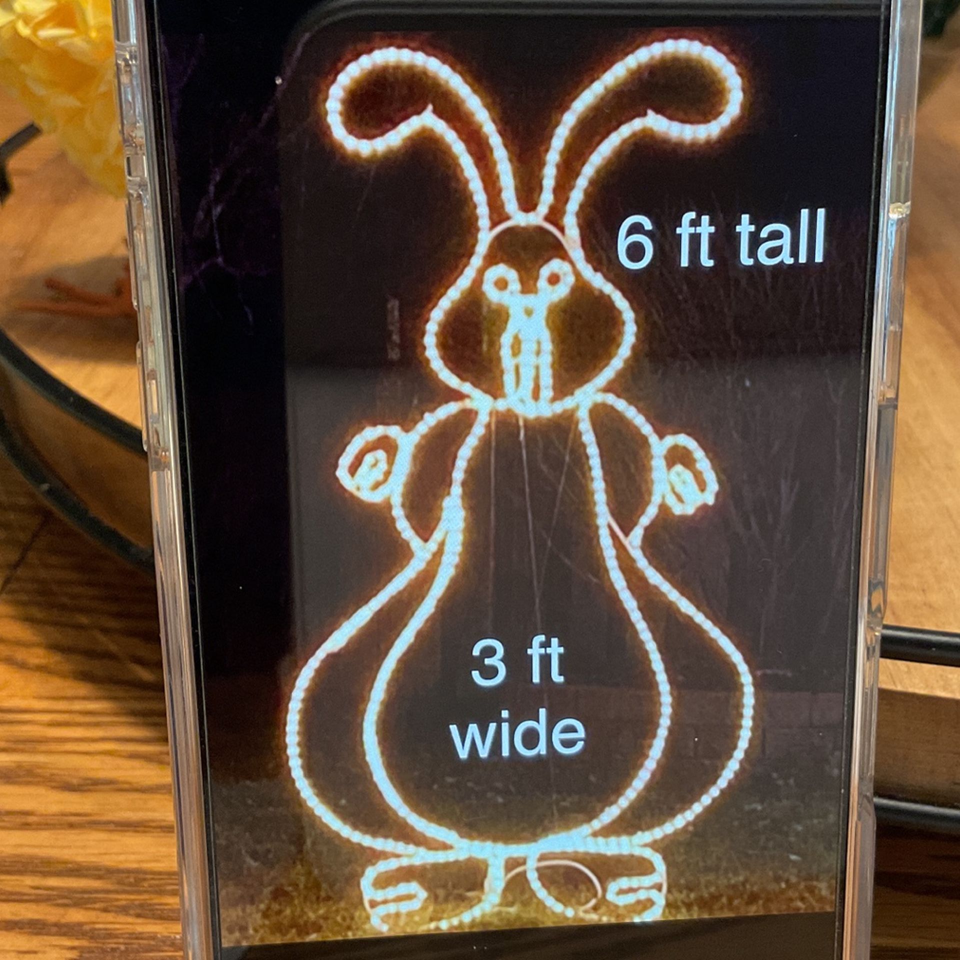 Easter Rabbit Silhouette/LED lights - Pick Up Only (Gurnee Area)