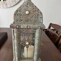 Pier One Moroccan Decorative Tabletop Lantern 