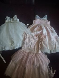 used girls dress size 4 /10/7