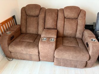 Reclining love seat