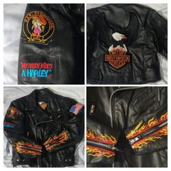 My Daddy Rides A Harley-Davidson Jacket Size 10 Kids