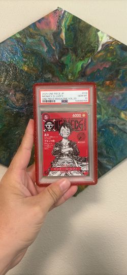 Monkey d luffy vol.20 magazine promo psa 10
