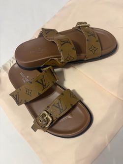 Louis Vuitton Monogram Bom Dia Flat Mule Sandals
