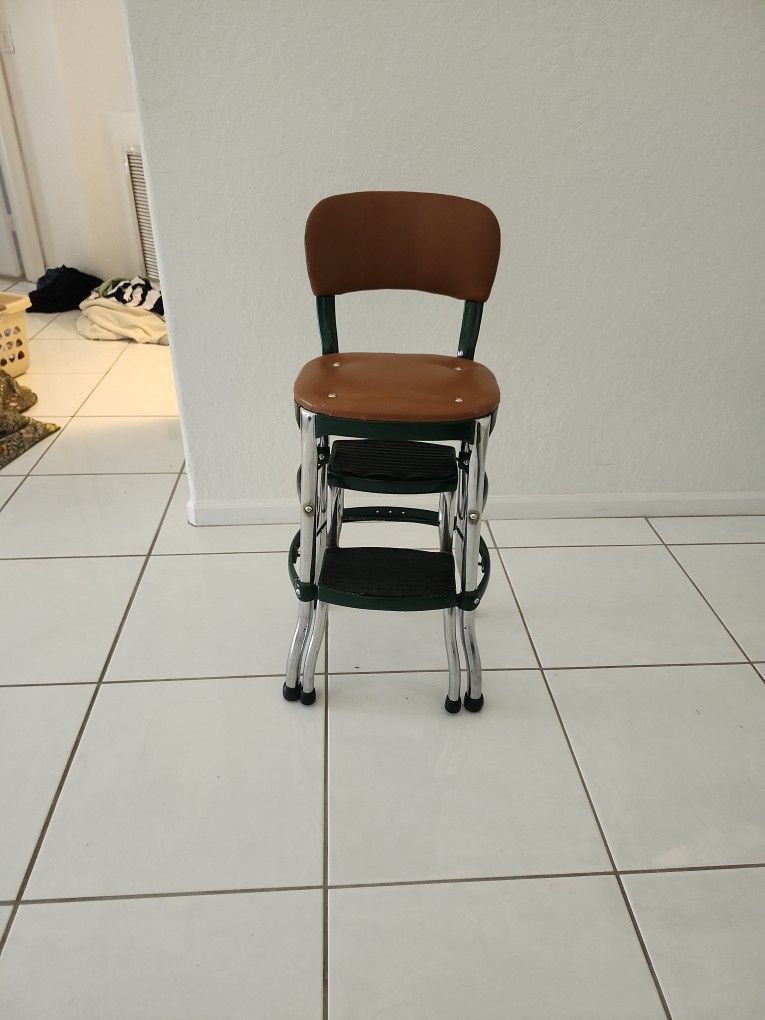 Chair With Step Stool