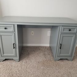Gray Wooden Desk