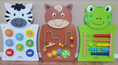Toddler child  wall activity toys preschool daycare
