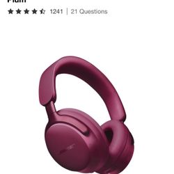 Bose Ultra Quiet Plum Color 