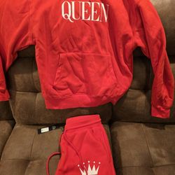 Brand New Queen Sweat Suit