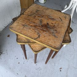 Old Nestling side tables