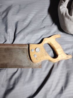 Vintage Disston hand saw