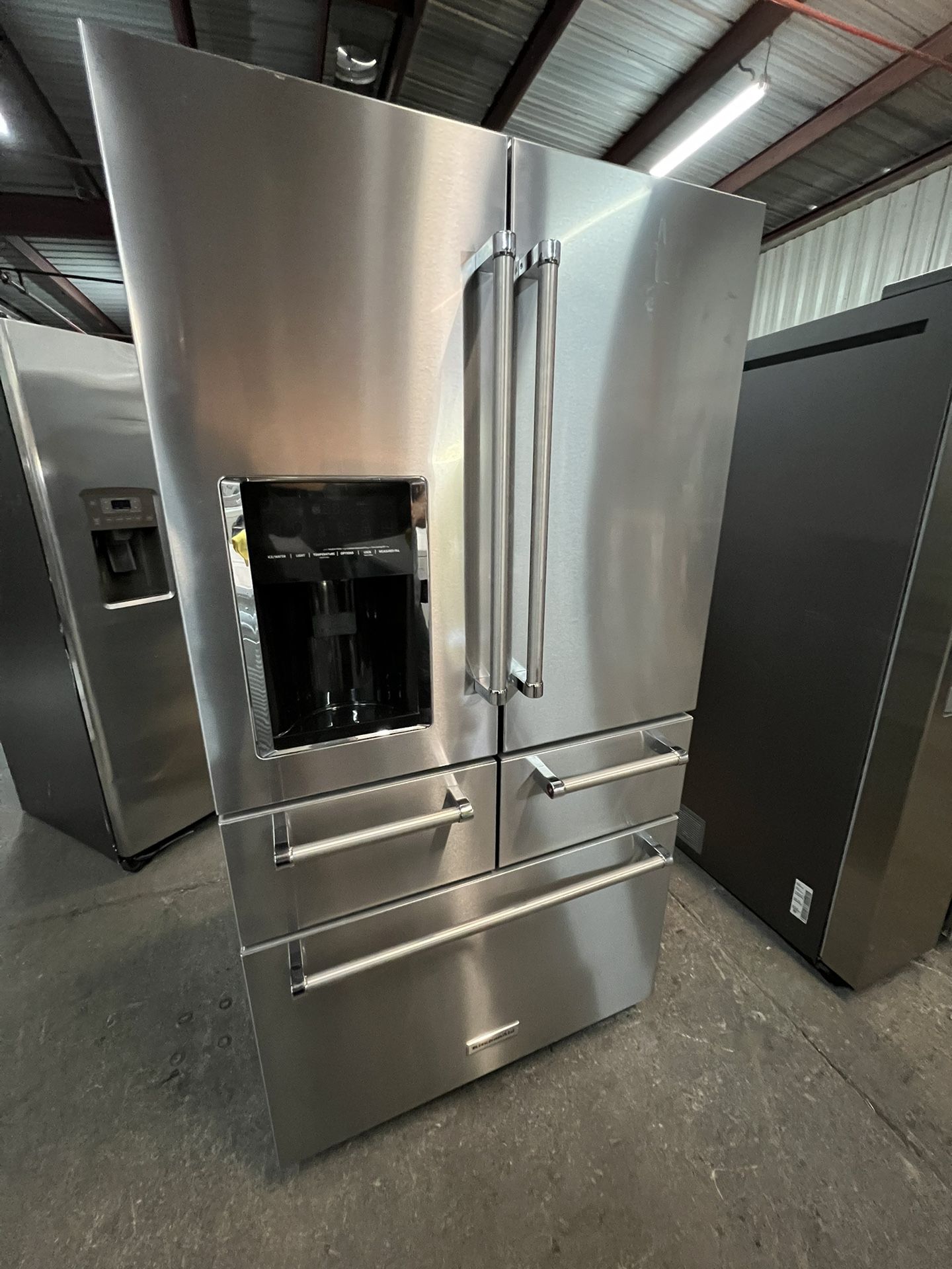 Kitchen Aid 5 Door Refrigerator Like New 