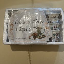 Coffee Cups 12 Pc