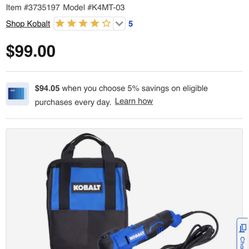 Kobalt Oscillating Multi Tool Kit