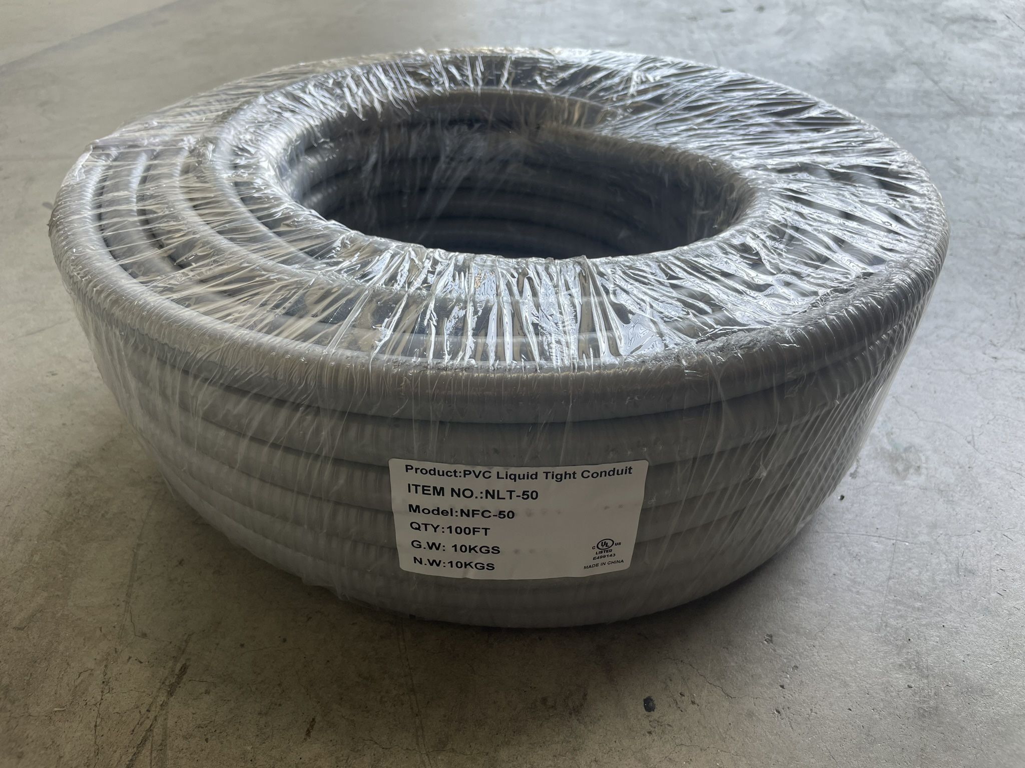 100 ft liquid tight flexible conduit 1/2"
