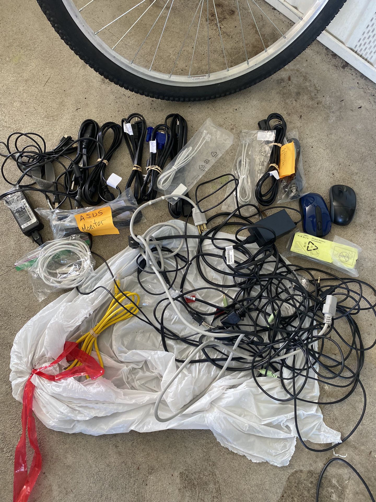 Free  various computer wires 