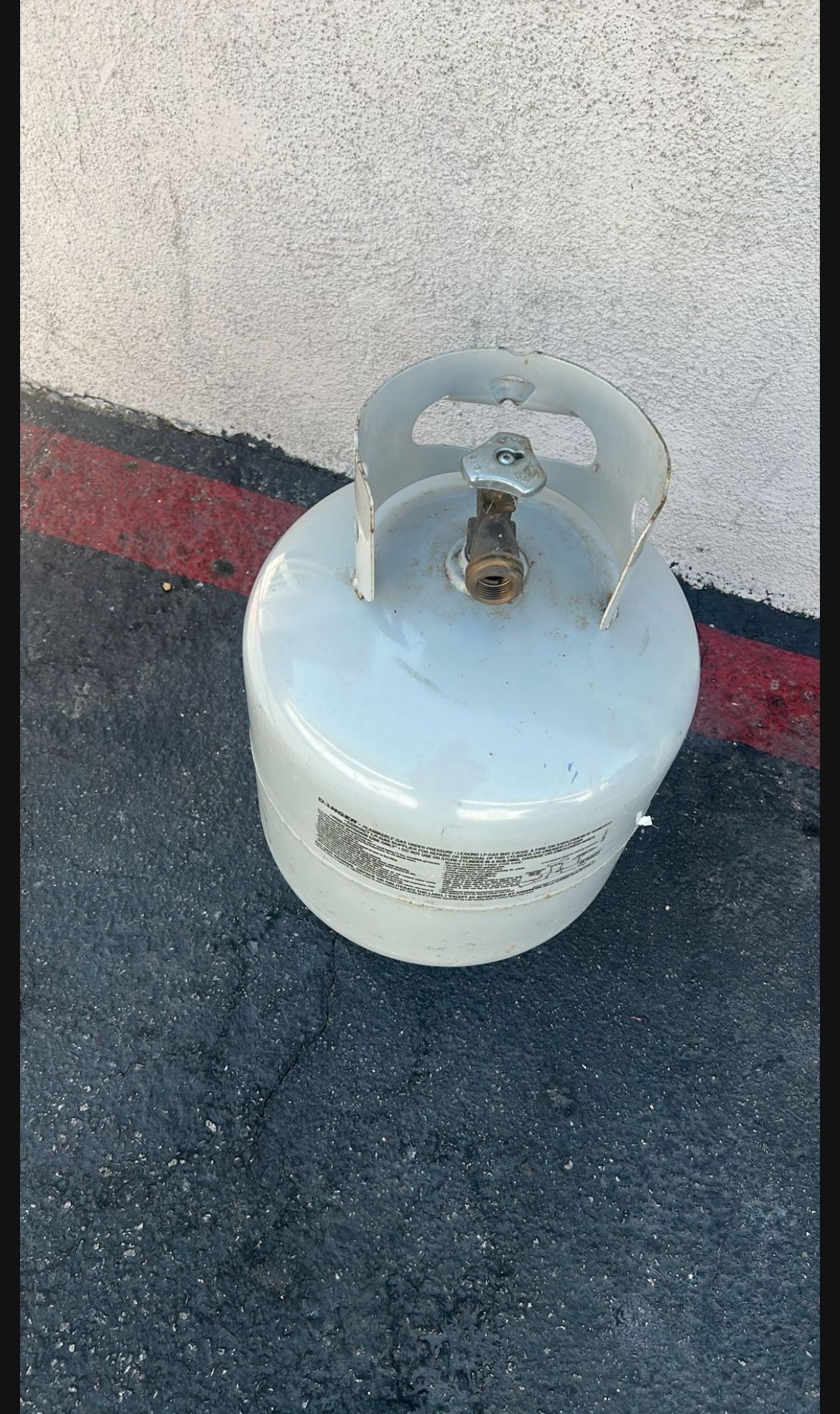 Propane Gas Tank Empty
