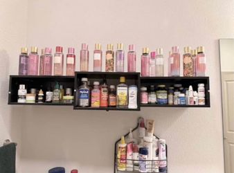 Large black shelf