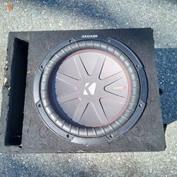 12 Kicker Comp Vr  With Amp 