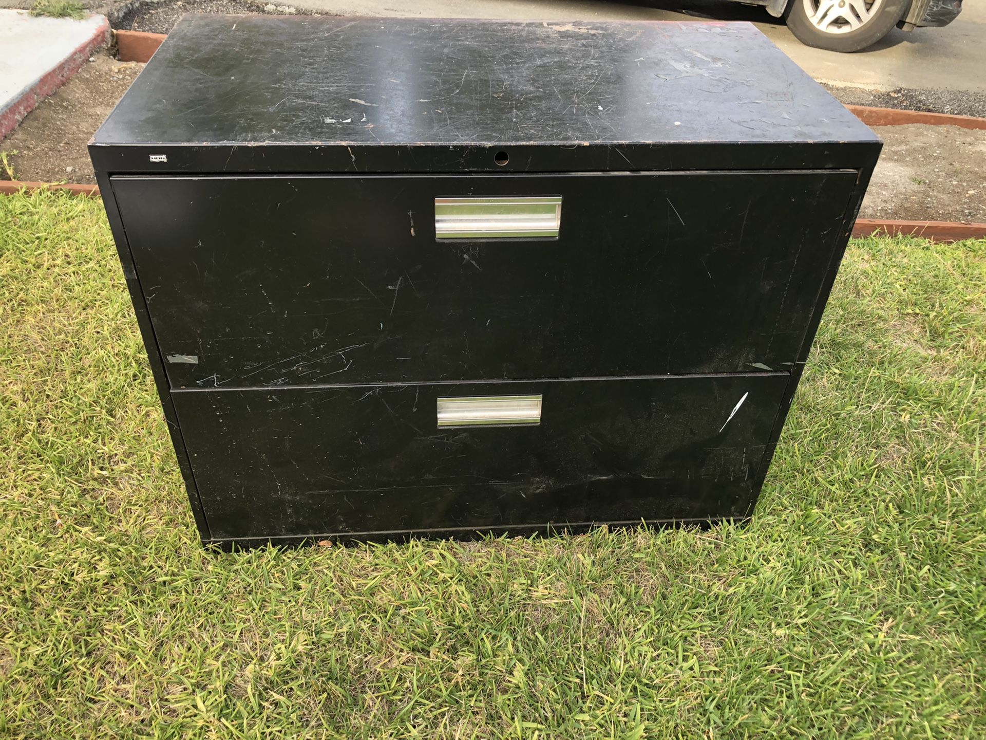 Free hon file cabinet. All metal