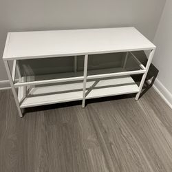 White TV Stand 
