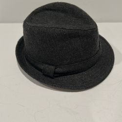Boys Girls Fedora Hat Dark Grey by Mudpie