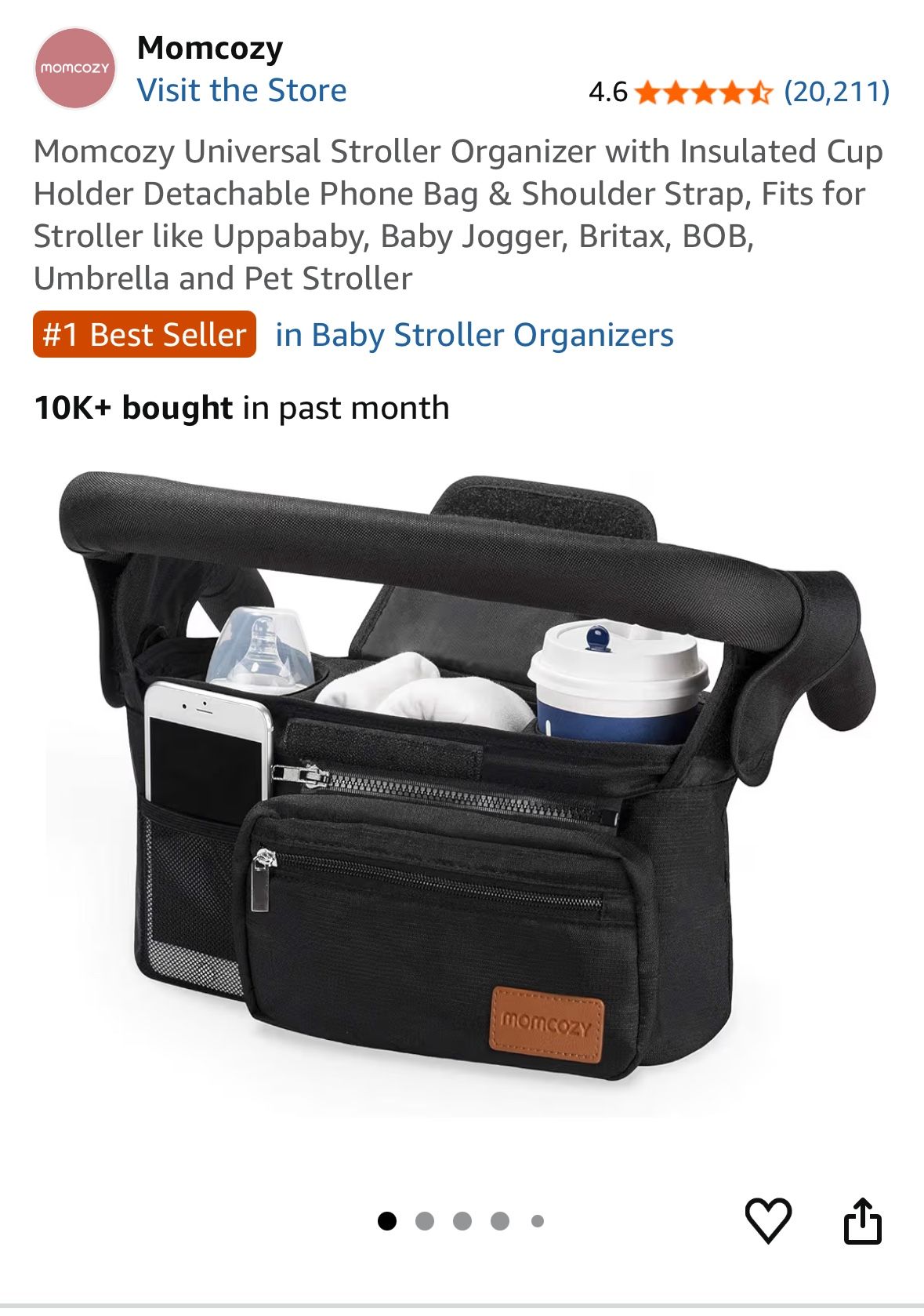 Momcozy Universal Stroller Organizer
