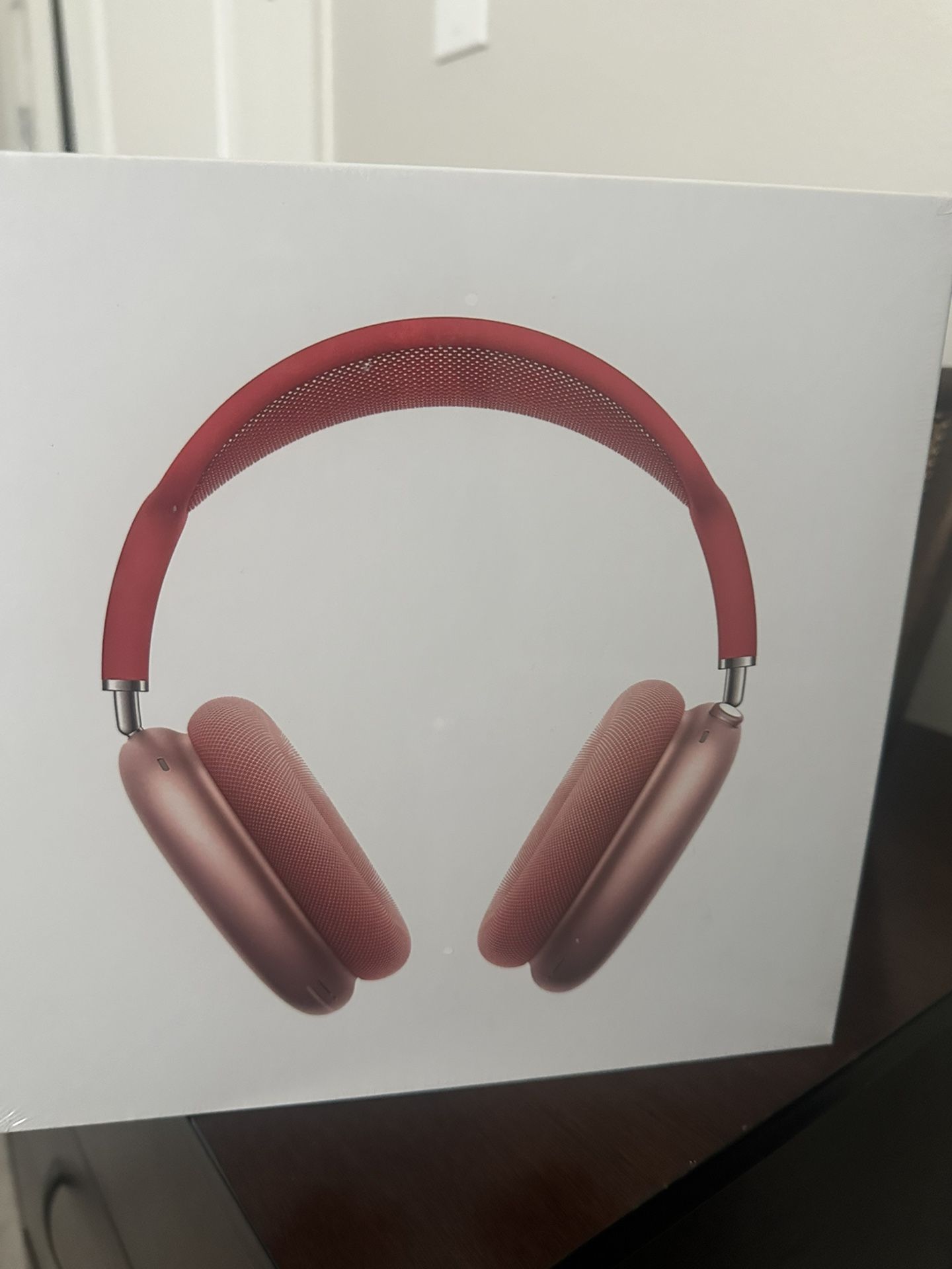Red airpod maxes