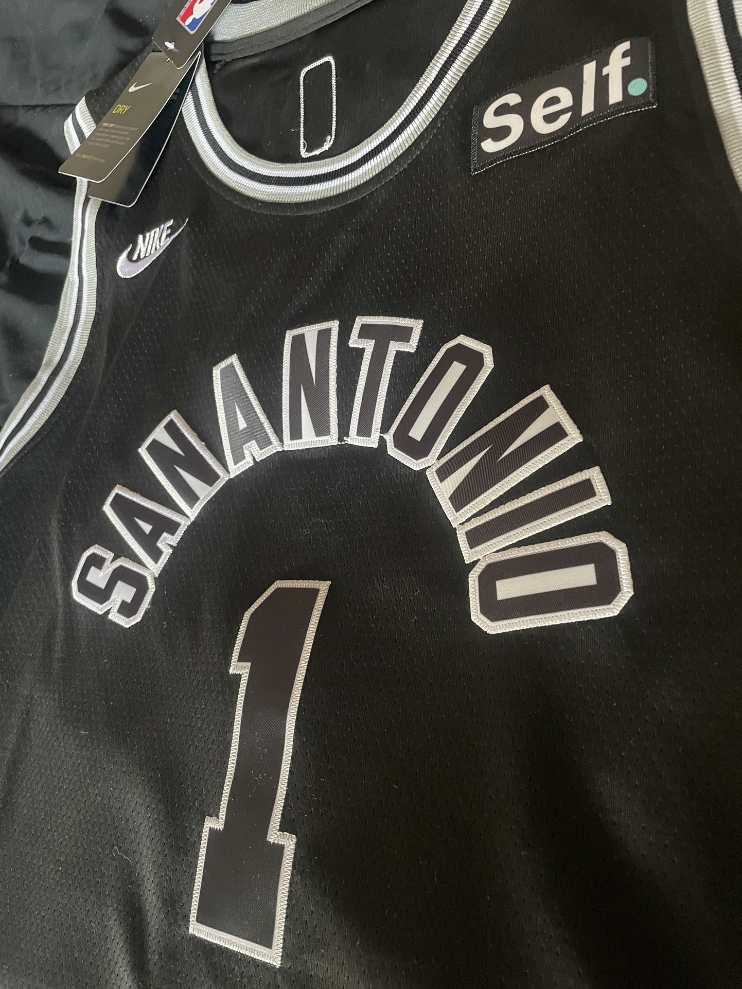 Victor Wembanyamba Nike San Antonio Spurs Large Jersey