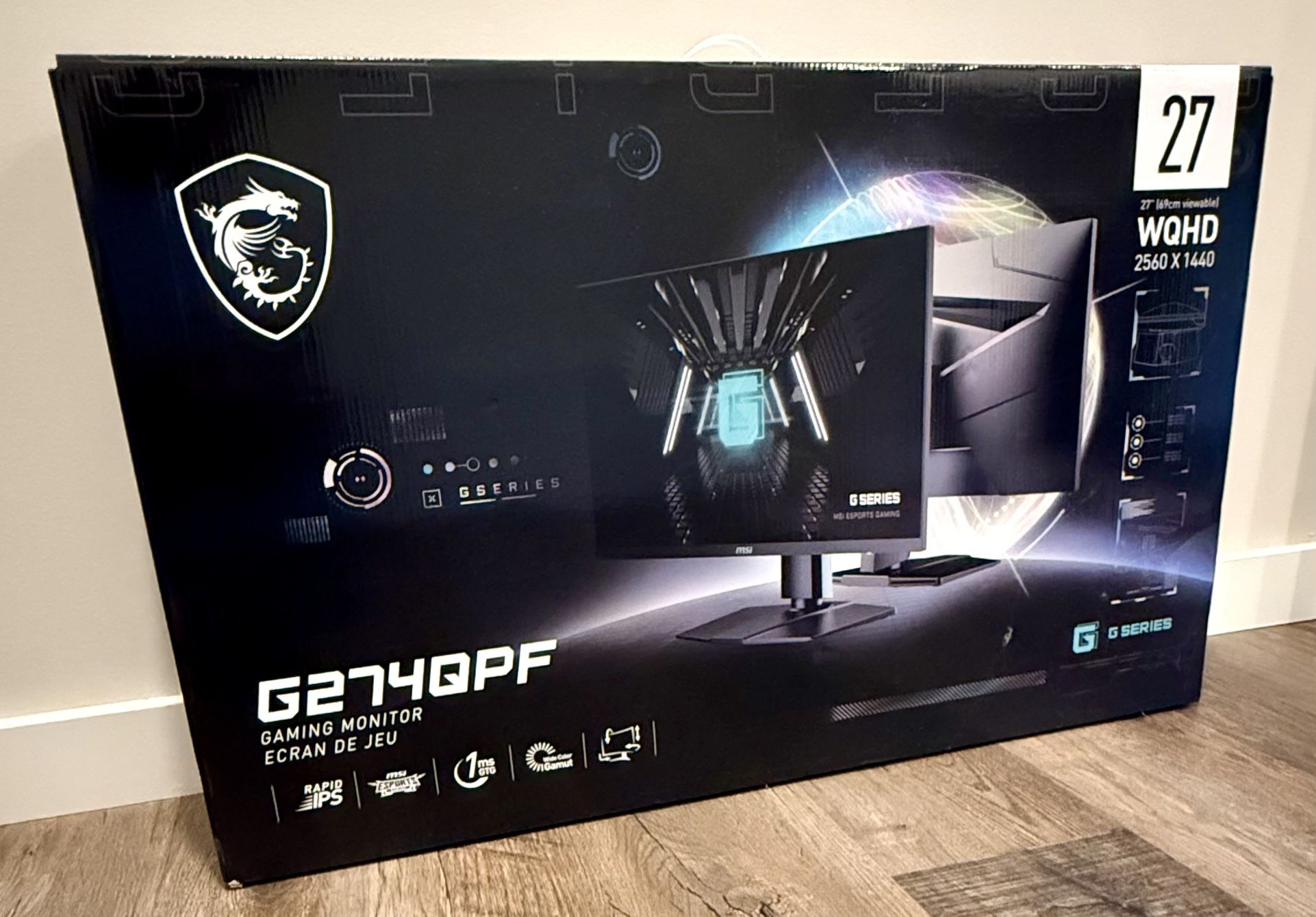 MSI G274QPF-QD, 27" Gaming Monitor