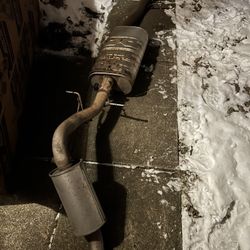 2014-2018 Chevy Silverado 1500 5.3L - OEM Cat-back exhaust with Chrome tip