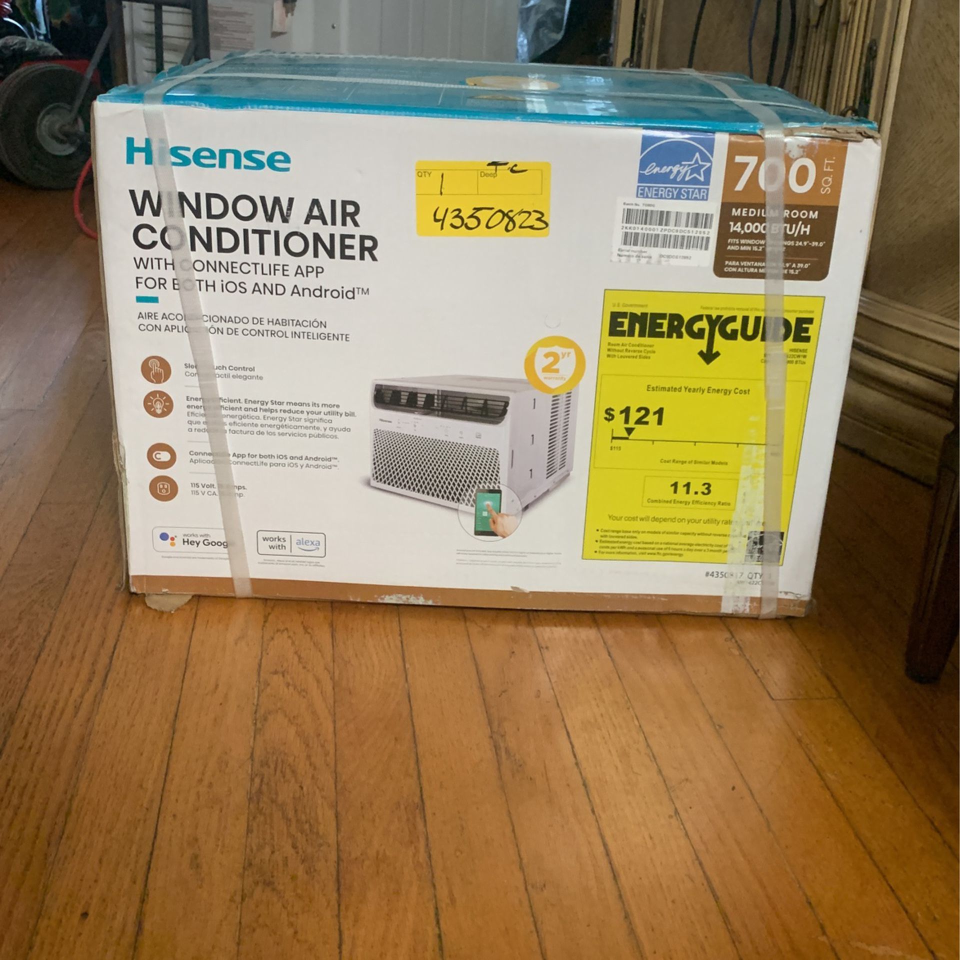 HISENSE WINDOW AIR CONDITIONER 