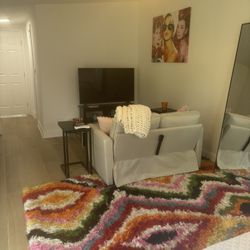 Beige 2-Person Couch