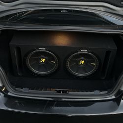 Dual Kicker Subwoofers 12 inch