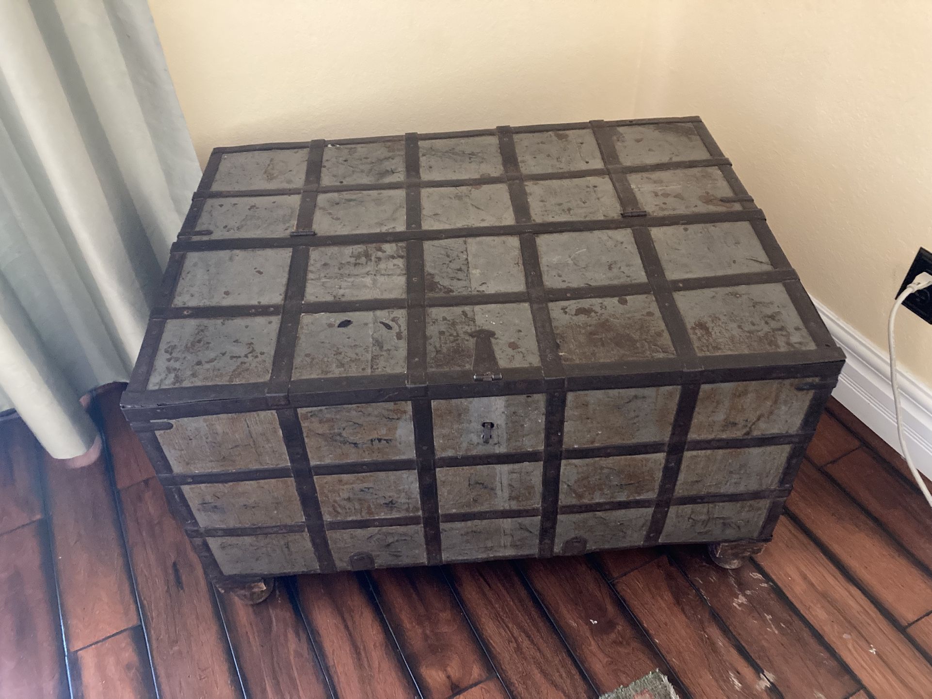   Vintage Wooden Chest (coffee table)