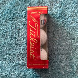 Titleist 384 DT  vintage Golf Balls