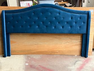 Modern Fort Royal Blue King Head Board