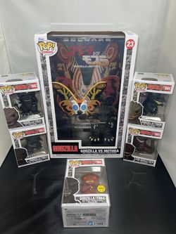 Monster Funko POP! Godzilla Set Lot 6pcs Total NIB Mint In Hand