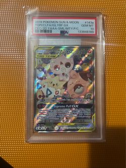 TOGEPI & CLEFFA & igglybuff gx tag team PSA 10