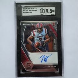 2021 Jaycee Horn Rookie Card Graded 