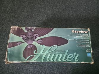 New Hunter Bayview 54" Indoor/Outdoor Patio Ceiling Fan