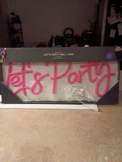 Neon sign