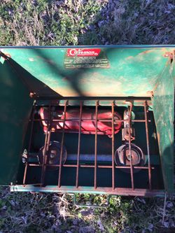 Vintage gas camping grill